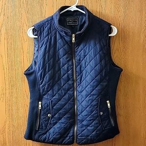 C'ESTTOI Women's Navy Blue Vest Size Large